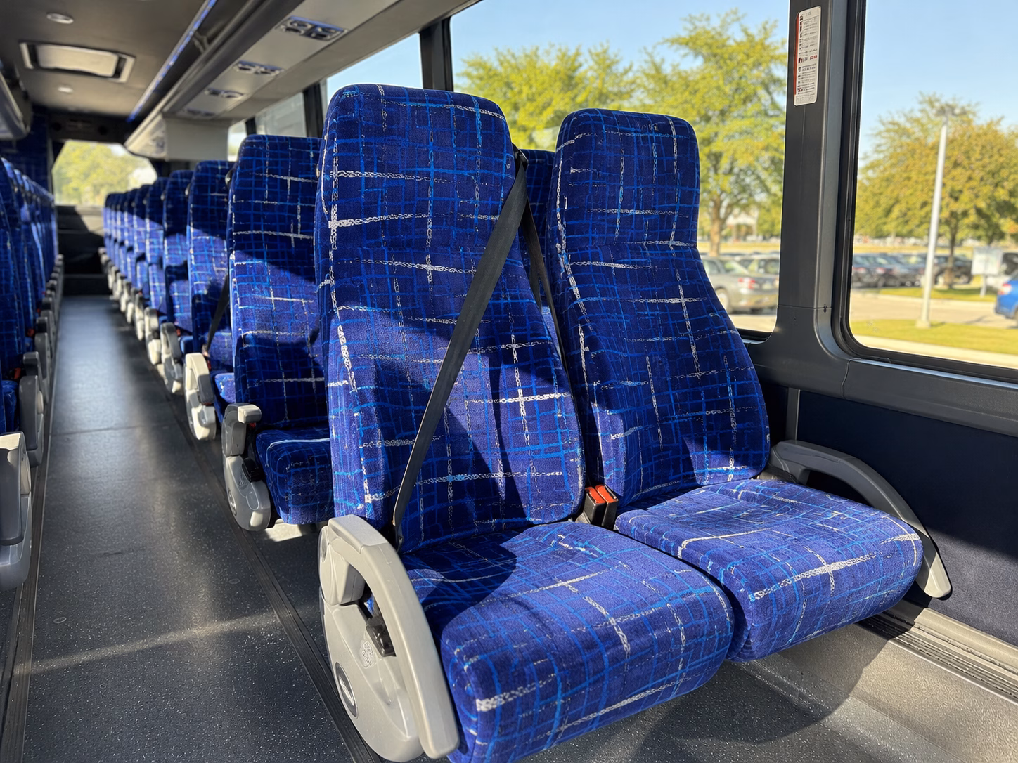 santa clarita charter bus services inside